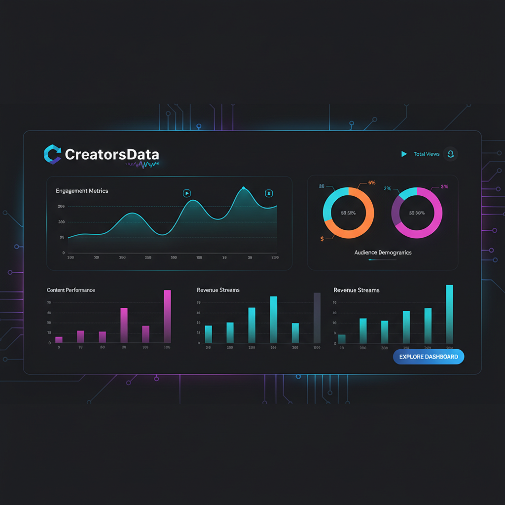 CreatorsData Dashboard Preview